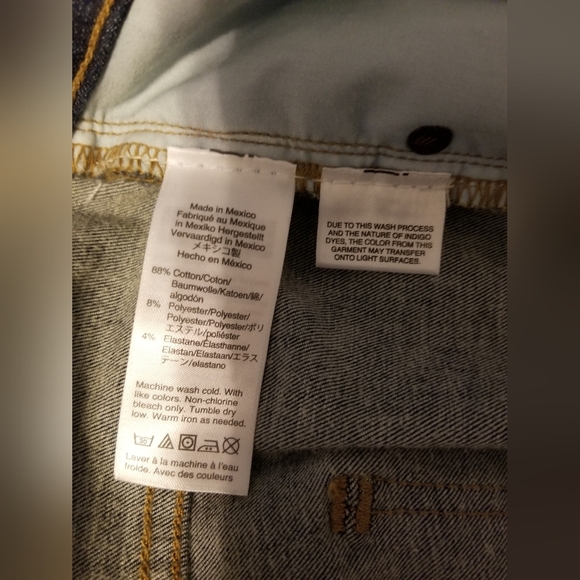 Madewell 10" High Rise Skinny Jeans Blue - Picture 4 of 15